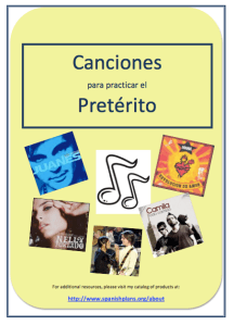 El Preterito canciones