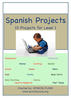 Projects for Spanish level 1