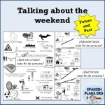Talking about weekend in Spanish