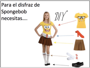Disfraces Students describe Halloween costumes in Spanish