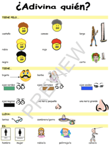 Adivina Quien Cheat Sheet