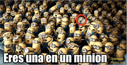 una en un minion