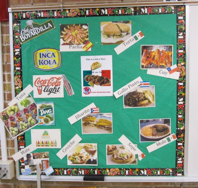 Comida Bulletin Board