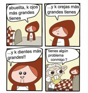 Capericuta Roja Partes del Cuerpo