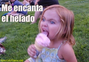 me encanta el helado