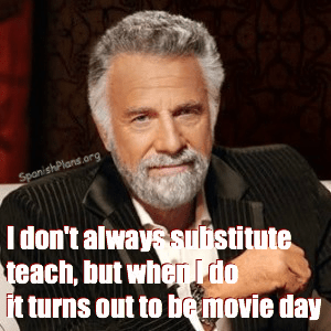 I dont always substitute teach