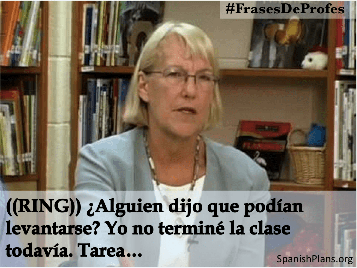 Frases de Profes : Quien dijo que podían levantarse?