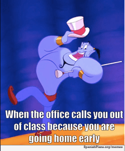 Students face leaving class