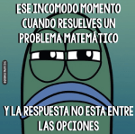 la respuesta no esta