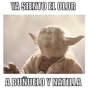 bunuelo y natilla