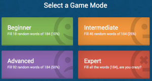 Using Lyrics Training for Spanish class