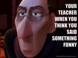 teacher doesnt find it funny