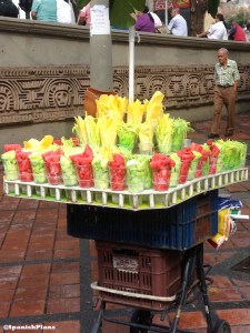 fresh fruit cart