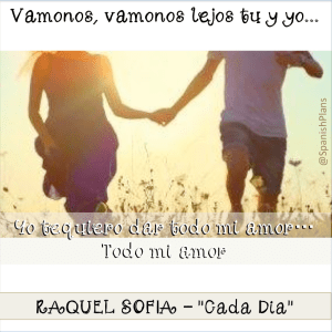 Cada Dia por Raquel Sofia lyrics