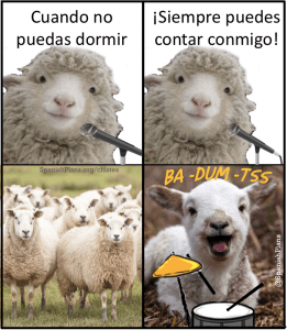 Contar ovejas chiste