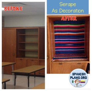 Serape in Spanish Classroom