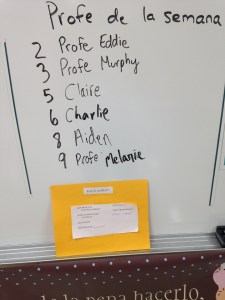 Assign a profe in each class