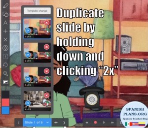 Duplicating Frame on Explain Everything