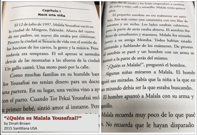 Quien es Malala novel