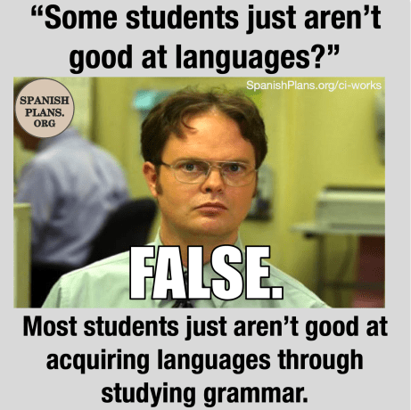 Some students just aren't good at languages meme