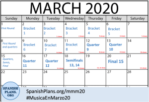 MMM20 Calendar