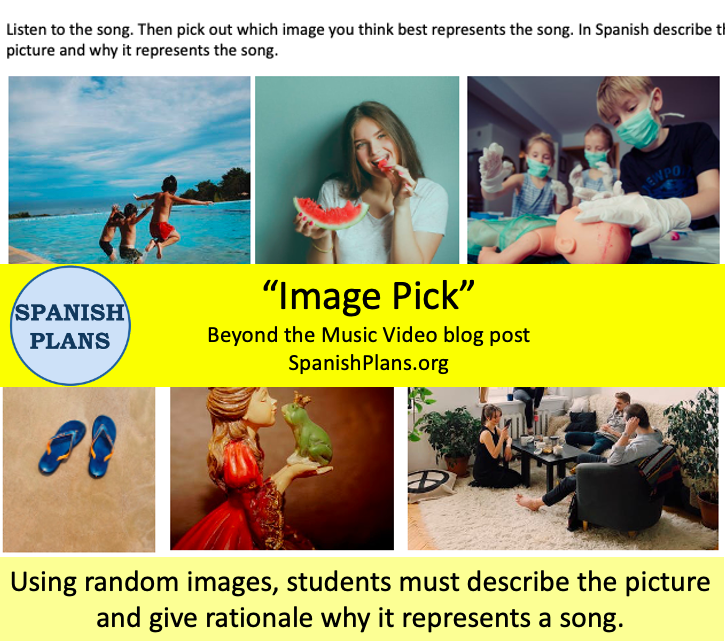 Image Pick Music Video Activity